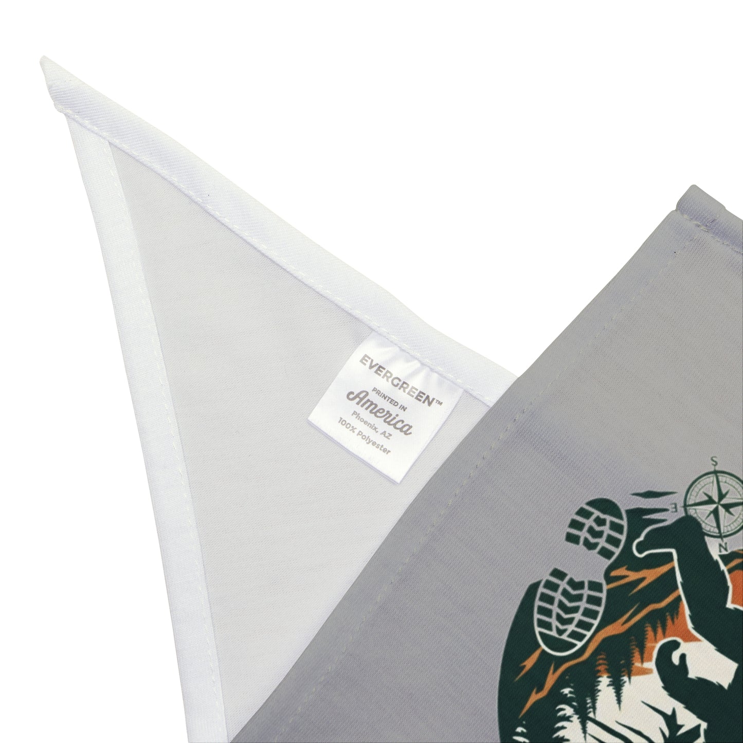Gray Pet Bandana