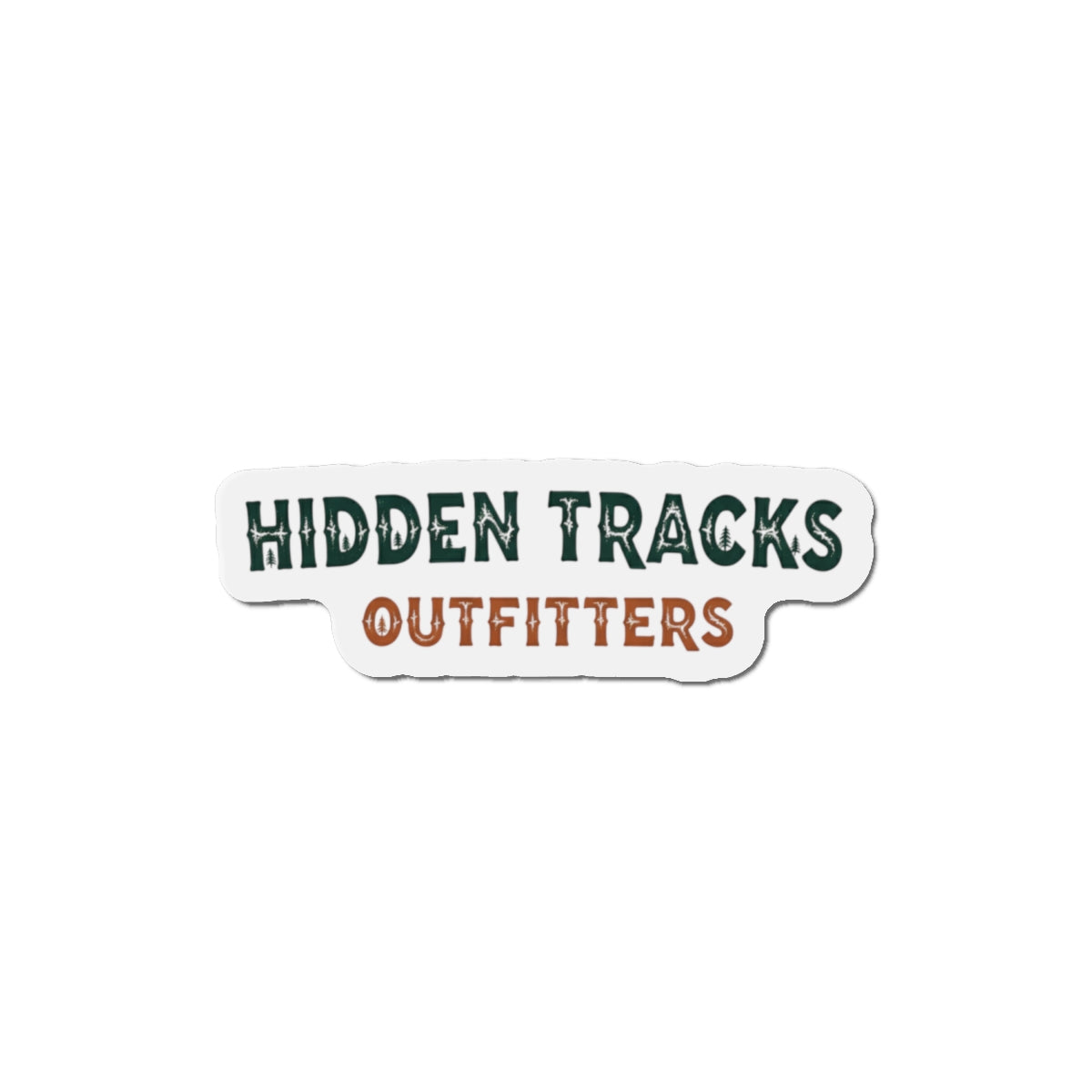 Hidden Tracks Die-Cut Magnet