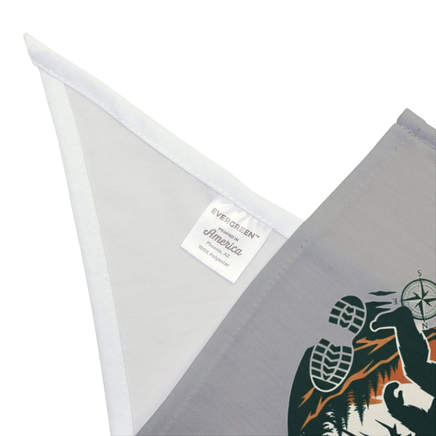 Gray Pet Bandana