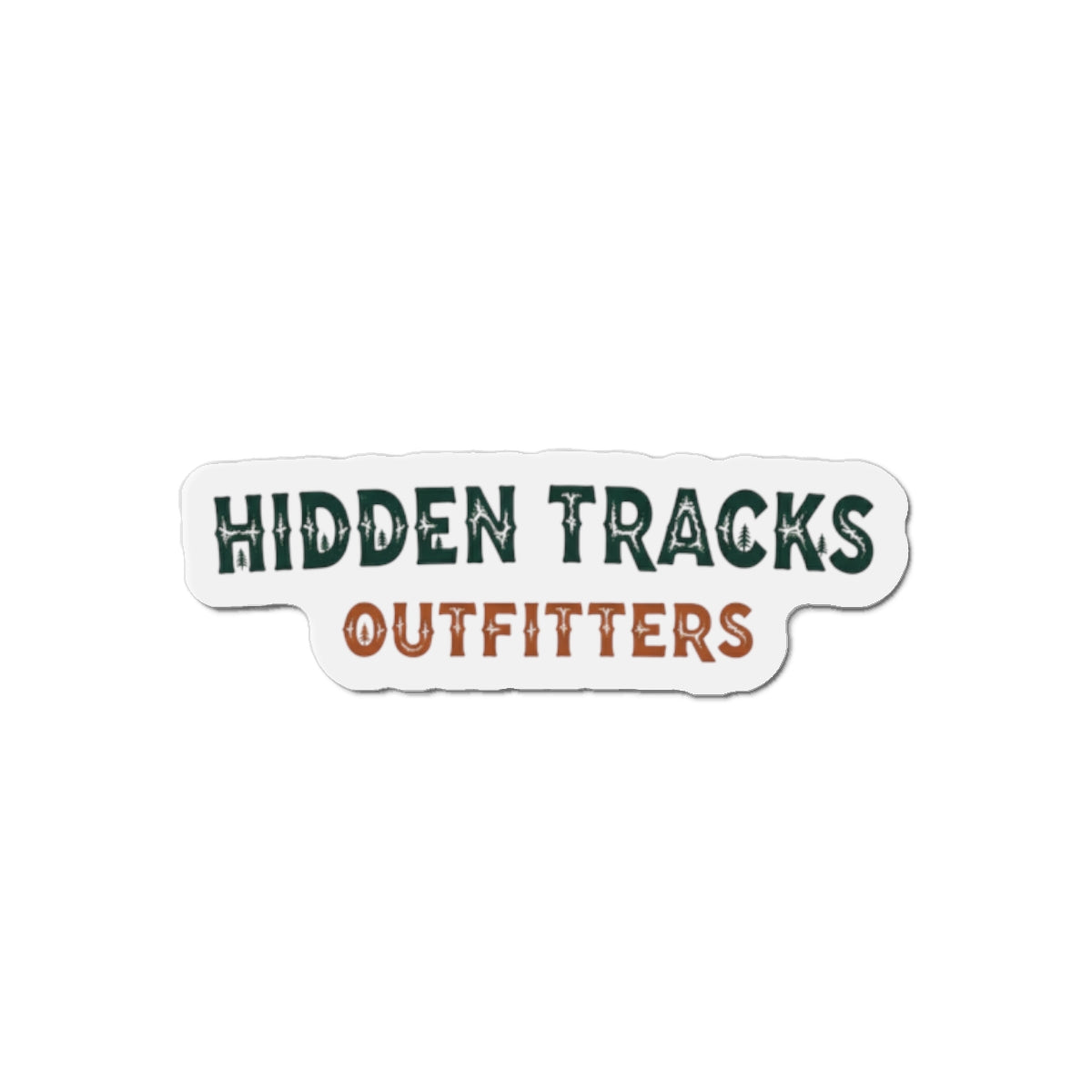 Hidden Tracks Die-Cut Magnet