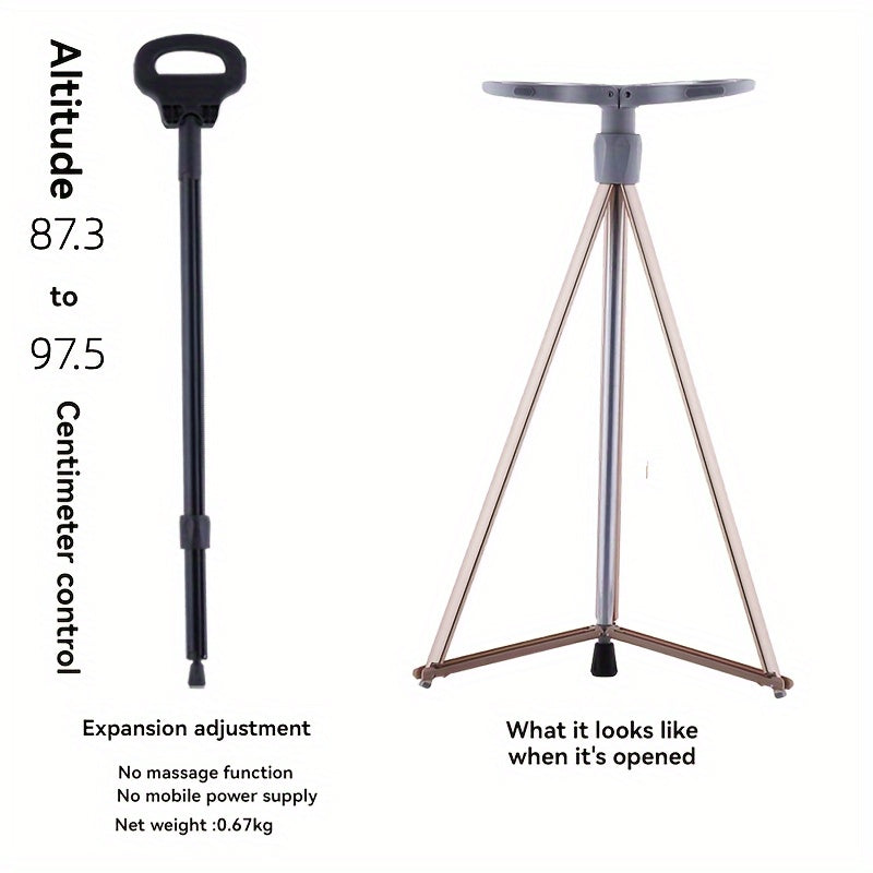 Portable Hiking Pole with Seat