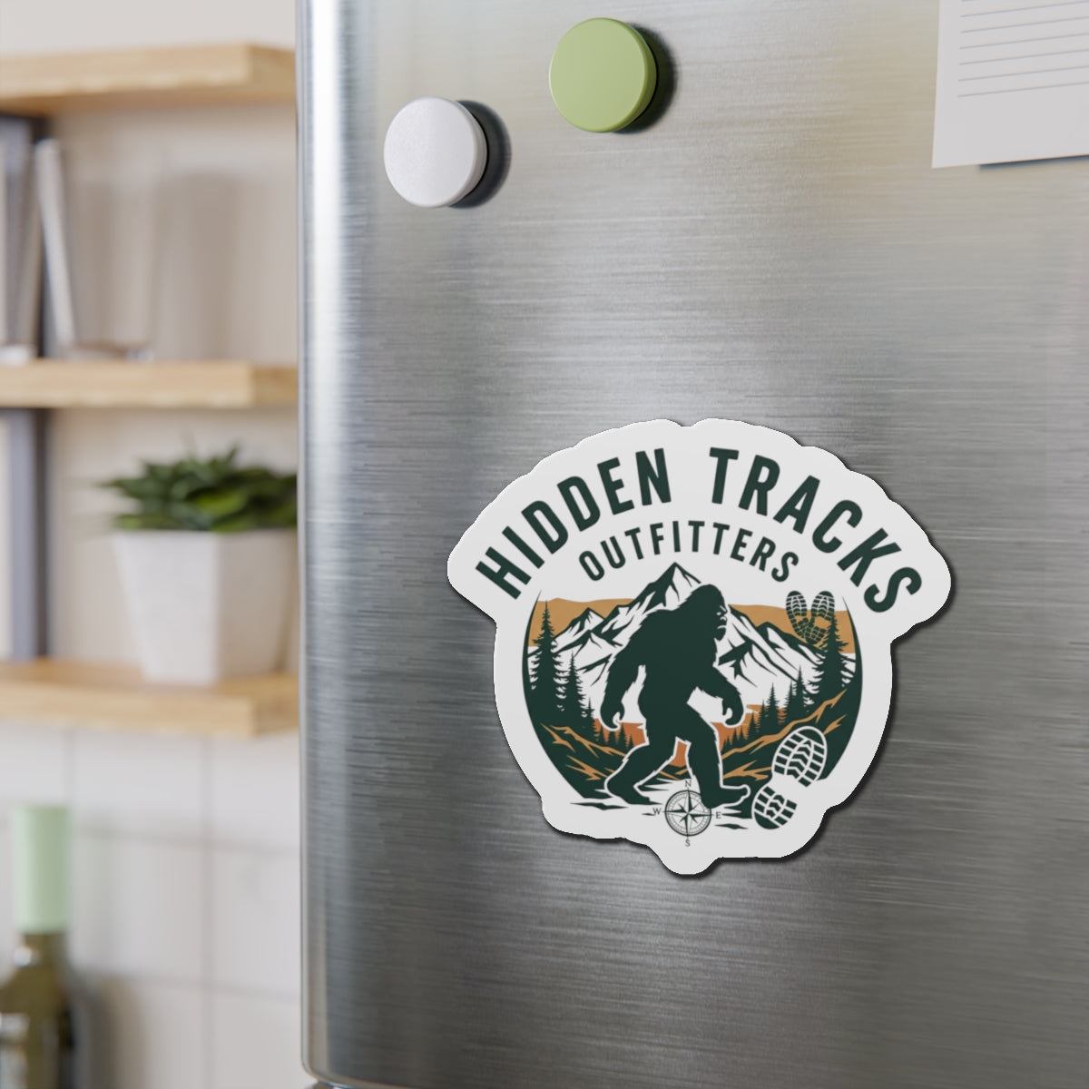 Bigfoot Die-Cut Magnet