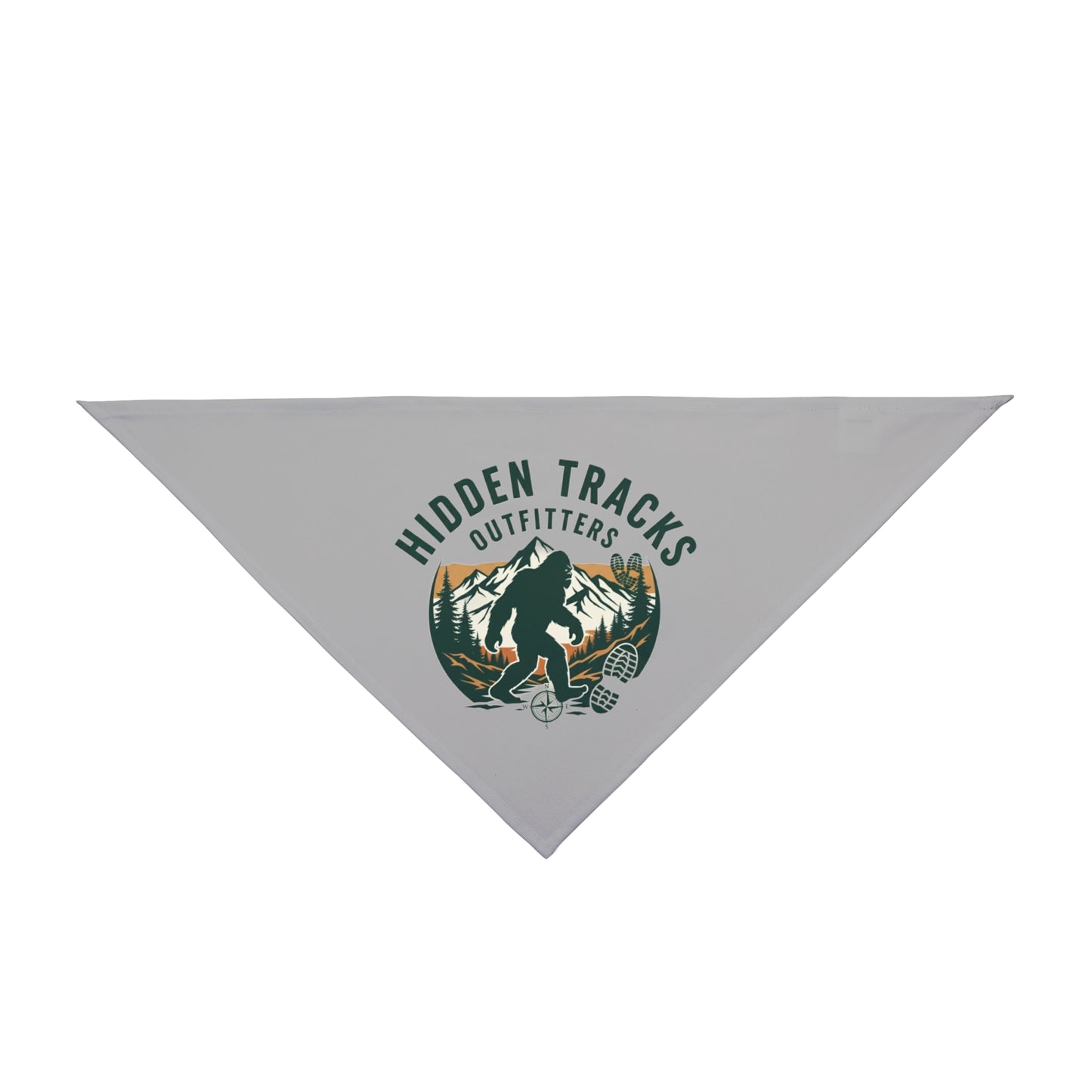 Gray Pet Bandana