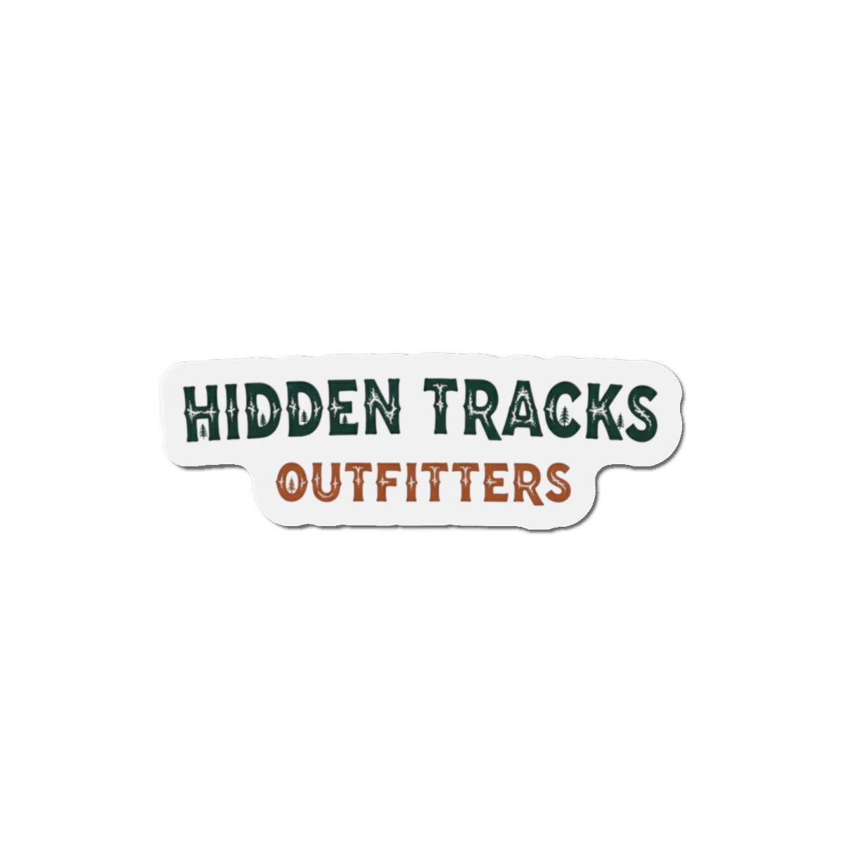 Hidden Tracks Die-Cut Magnet