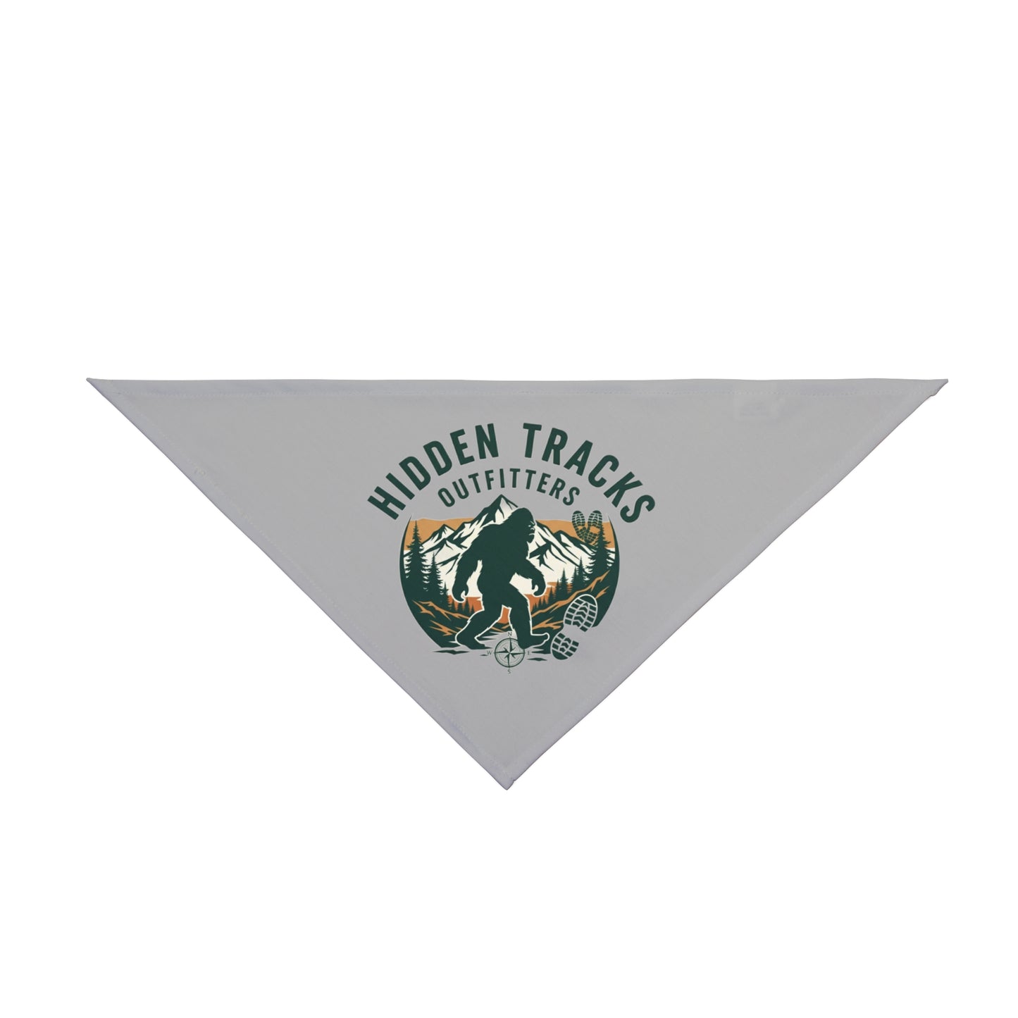 Gray Pet Bandana