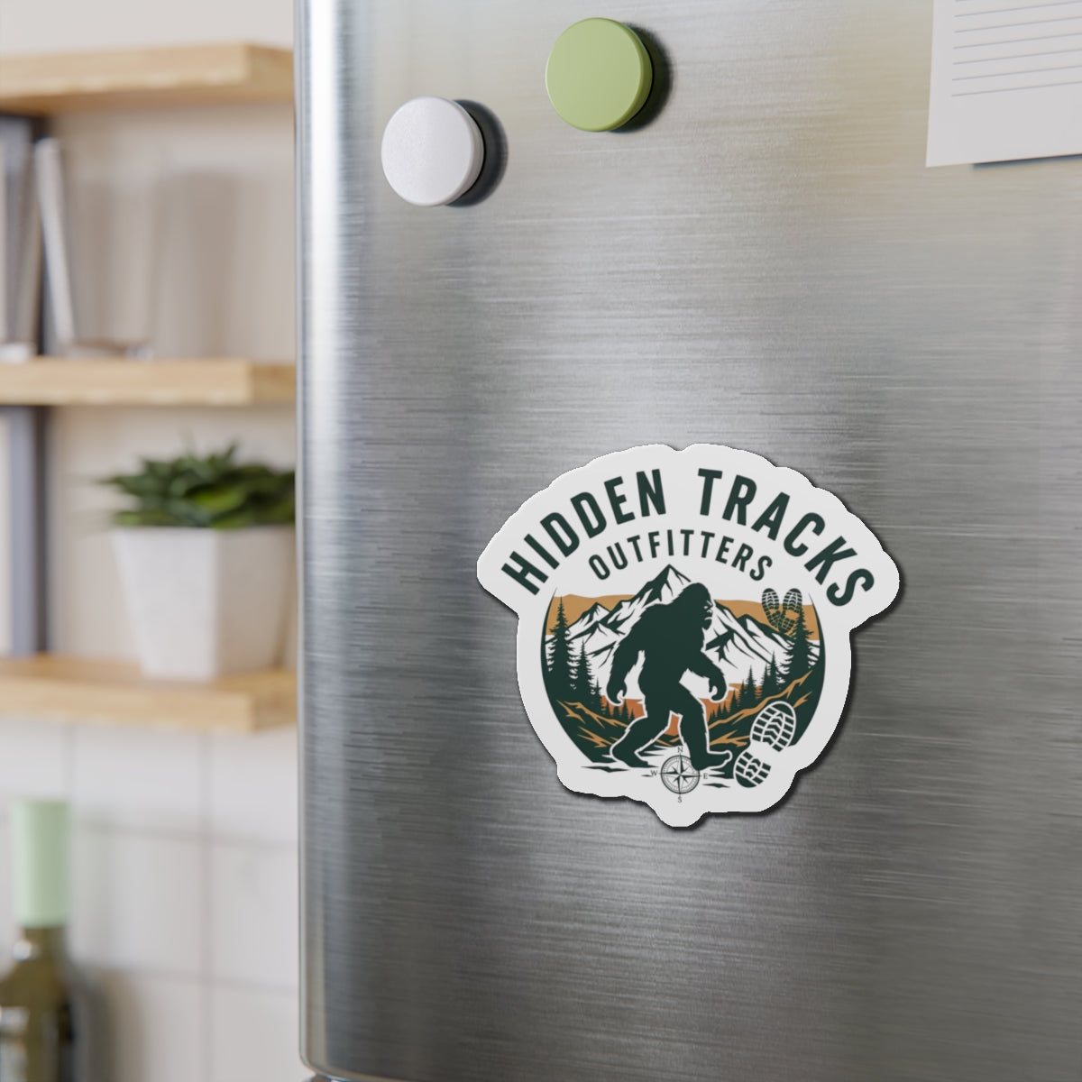 Bigfoot Die-Cut Magnet